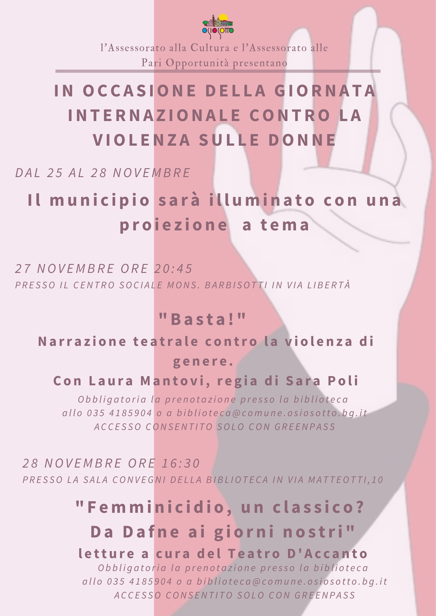 Giornata internazionale contro la violenza sulle donne