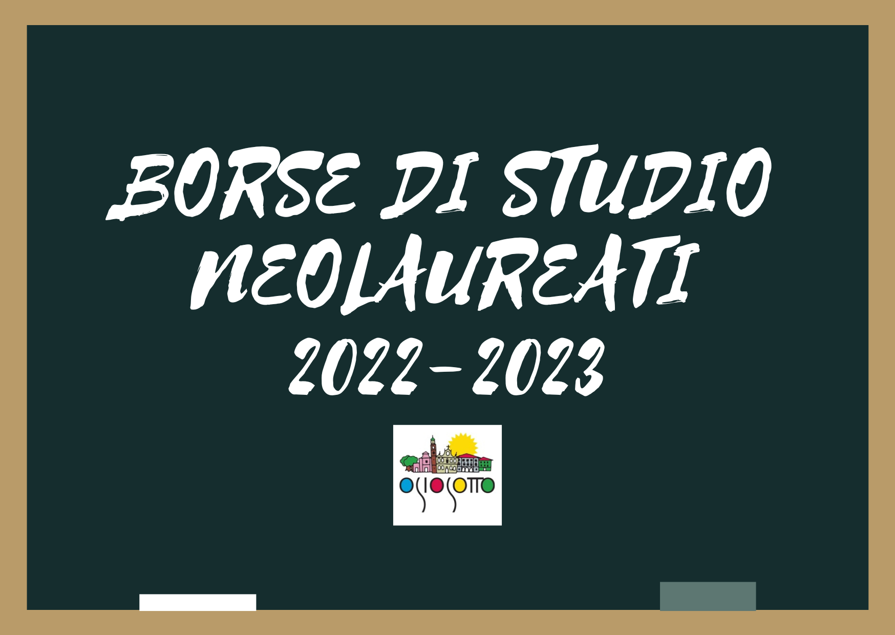 Bando Borse di studio 2022-2023 per Neolaureati