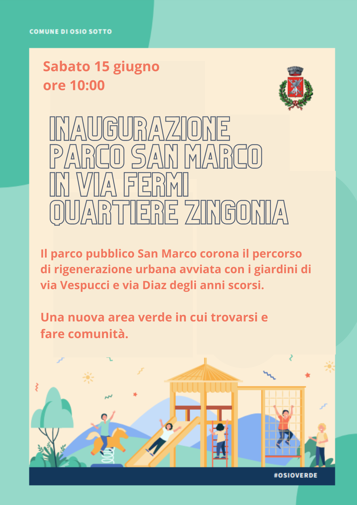 Inaugurazione Parco San Marco