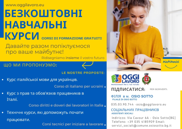 Scuola di italiano per Ucraini 