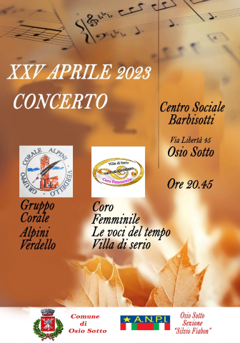 Concerto in occasione della festività del XXV aprile